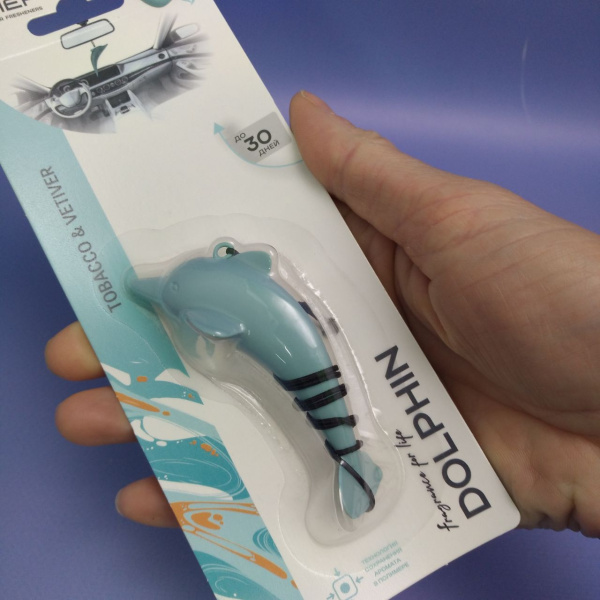 Ароматизатор воздуха для автомобиля DOLPHIN / Подвесной ароматизатор Дельфин